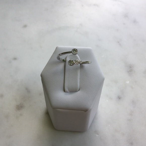 Sale $12! Sterling Silver Adjustable Cz Ring - Picture 11 of 16